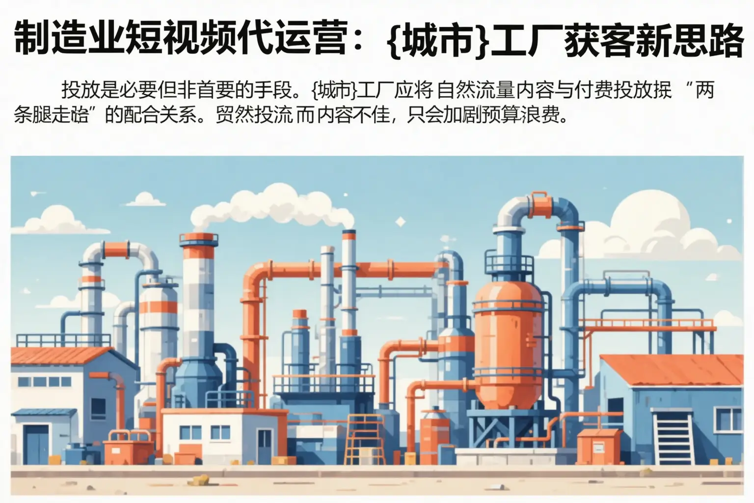 制造业短视频代运营:商洛工厂获客新思路