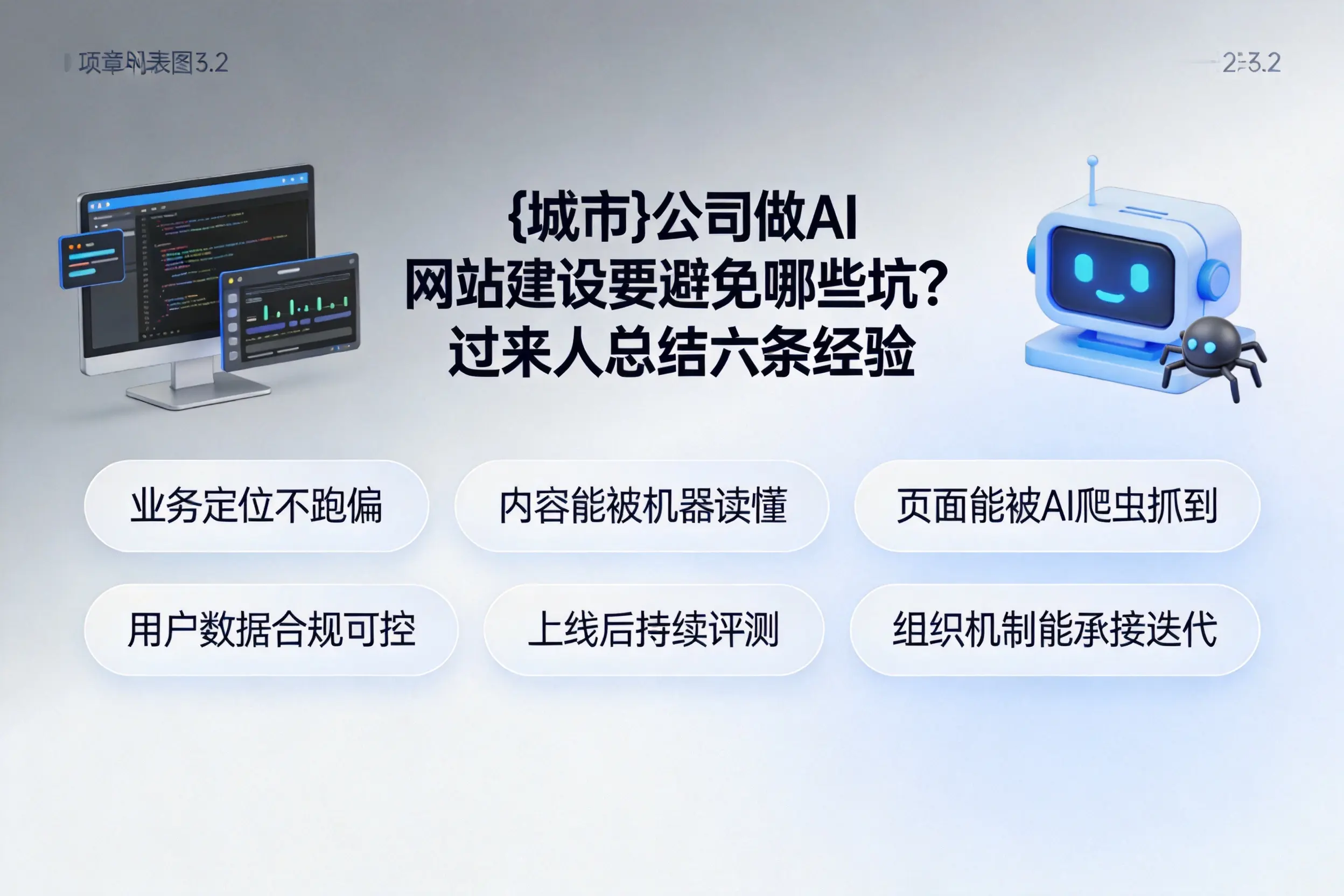商洛公司做AI网站建设要避免哪些坑？过来人总结六条经验