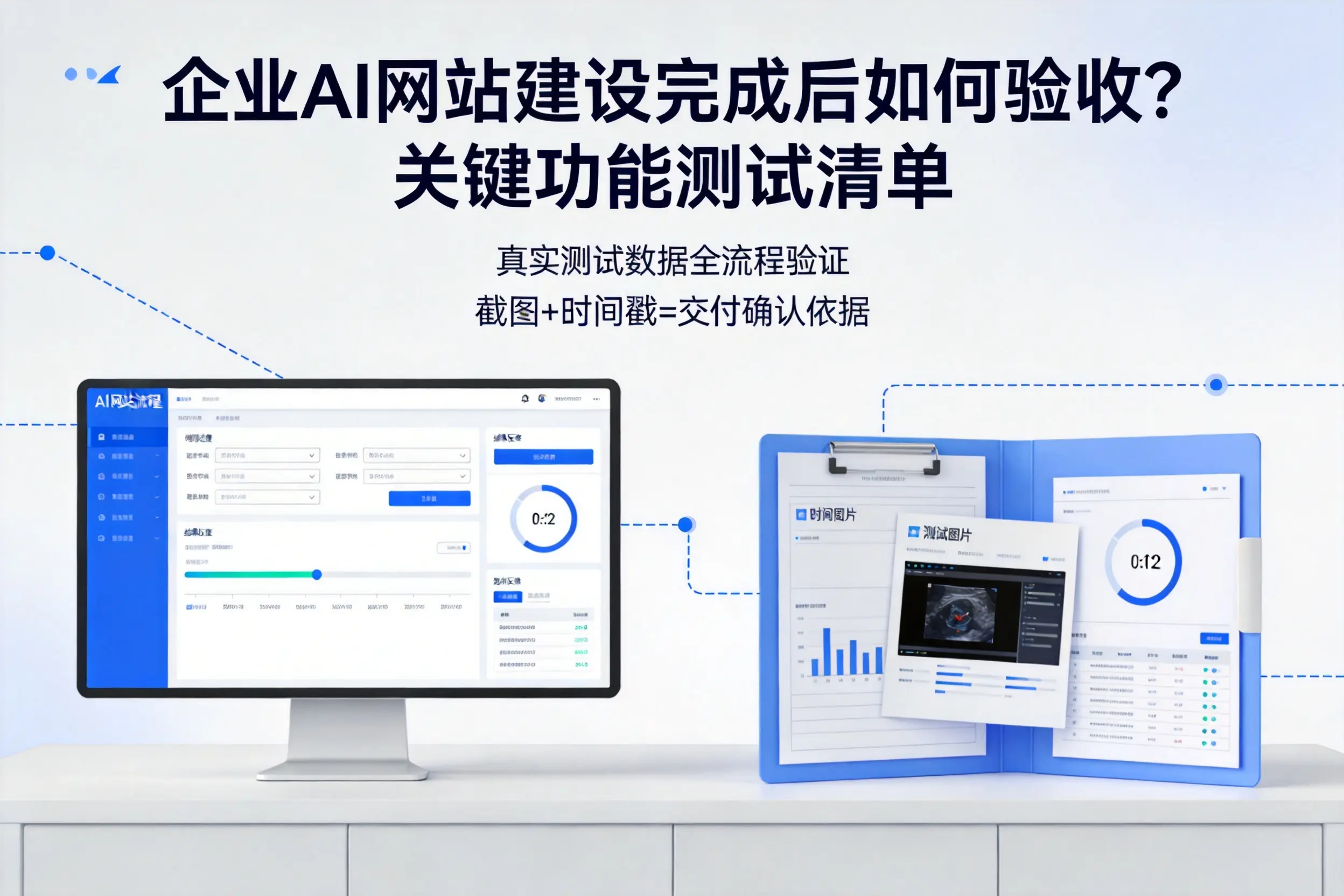 商洛企业AI网站建设完成后如何验收？关键功能测试清单