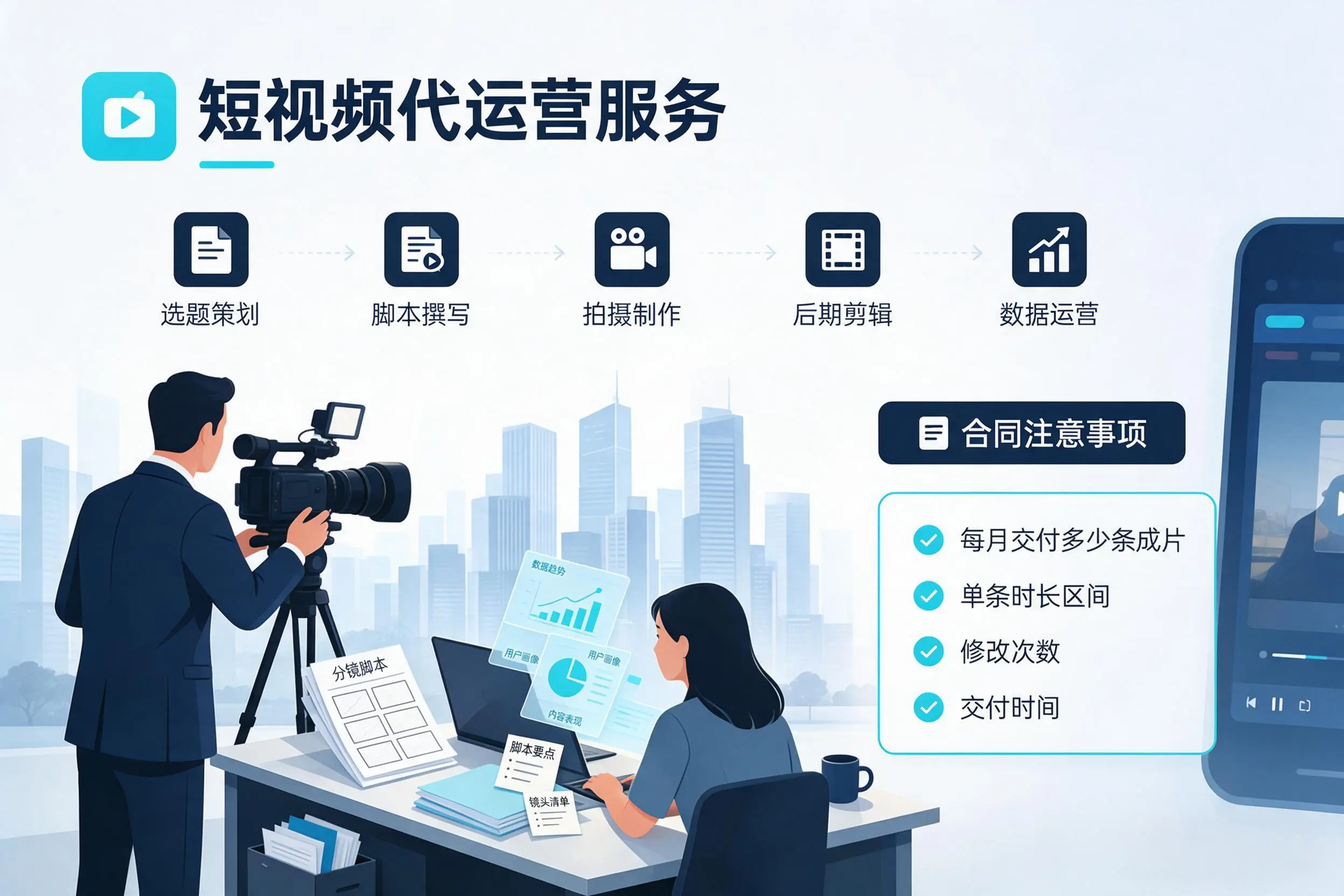 短视频代运营包含哪些服务？商洛企业常见问题科普