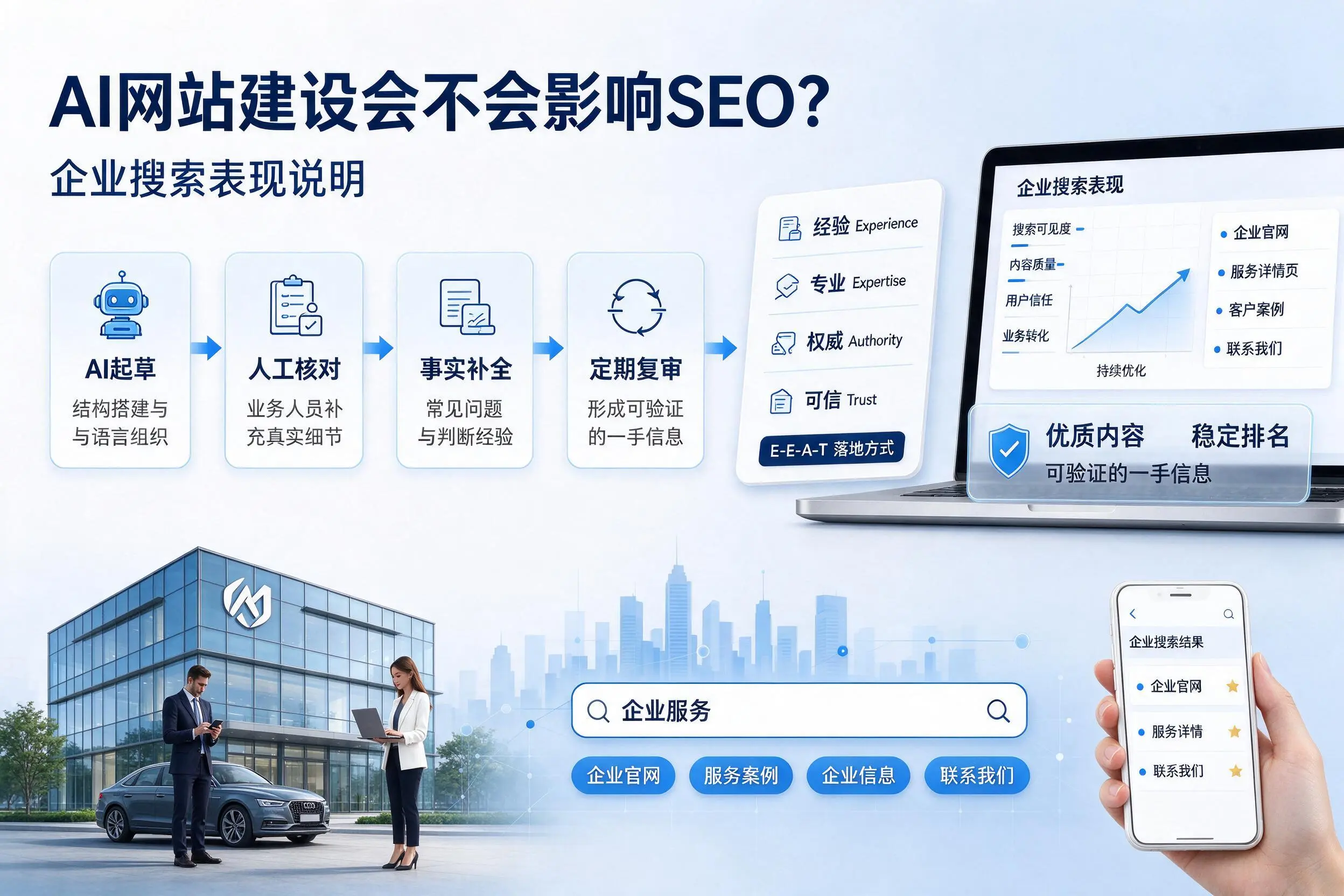AI网站建设会不会影响SEO？商洛企业搜索表现说明