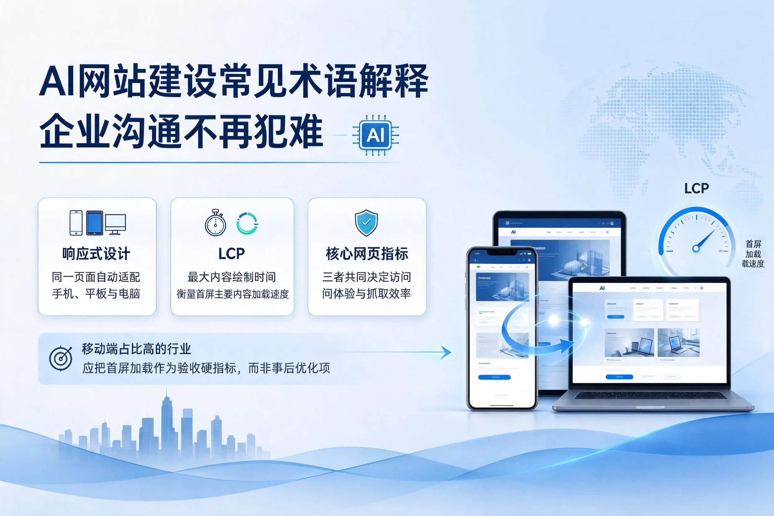 AI网站建设常见术语解释，商洛企业沟通不再犯难